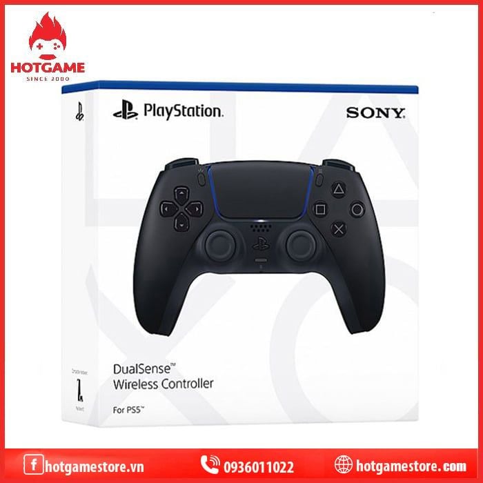Tay cầm PS5 Midnight black Sony Việt Nam ZCT1G 01