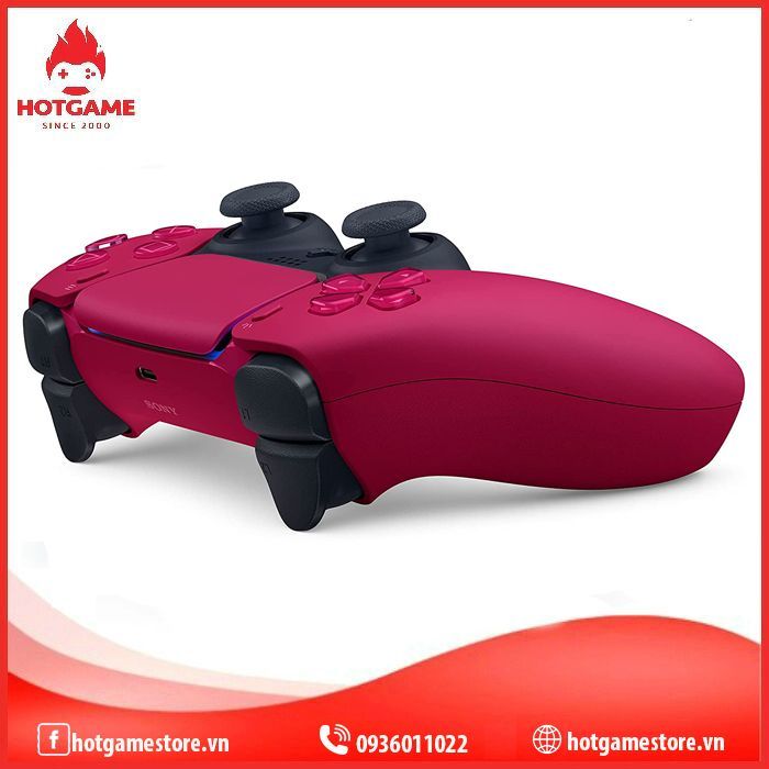 Tay cầm Ps5 Cosmic Red ( nhập khẩu )