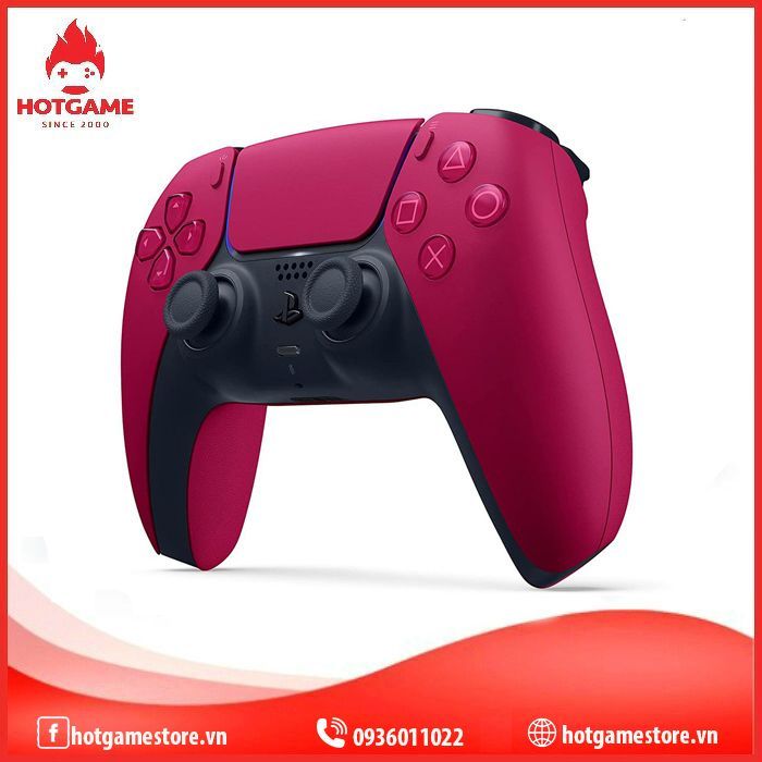 Tay cầm Ps5 Cosmic Red ( nhập khẩu )