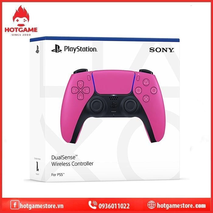 Tay cầm Ps5 Nova Pink ( nhập khẩu )