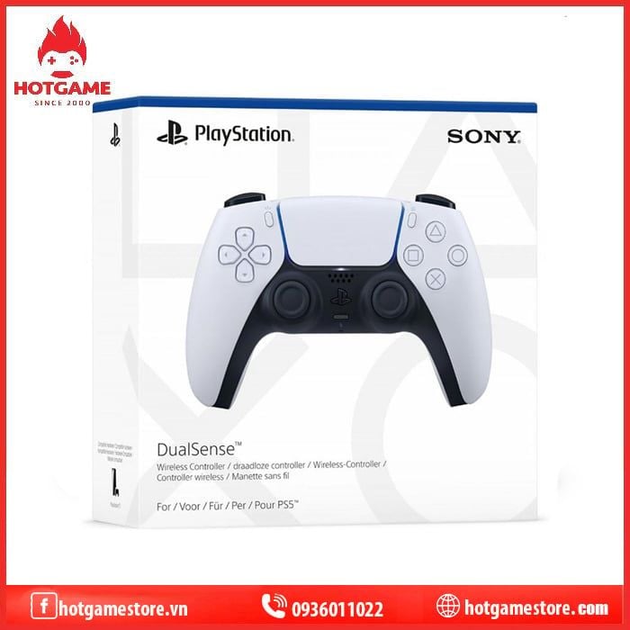 Tay cầm Ps5 màu trắng Sony Việt nam ZCT1G