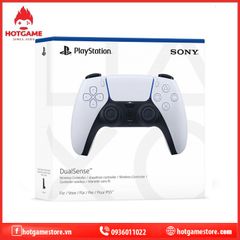 Tay cầm Ps5 màu trắng ( nhập khẩu )