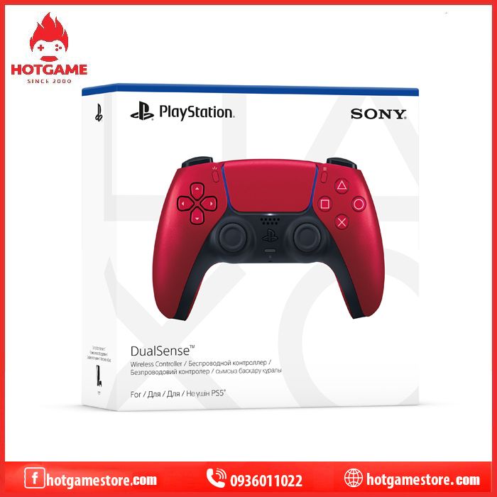 Tay cầm PS5 Volcanic Red Sony Viêt Nam ZCT1G 07