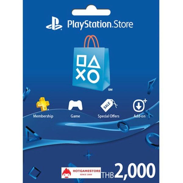 Thẻ psn 2000 bath