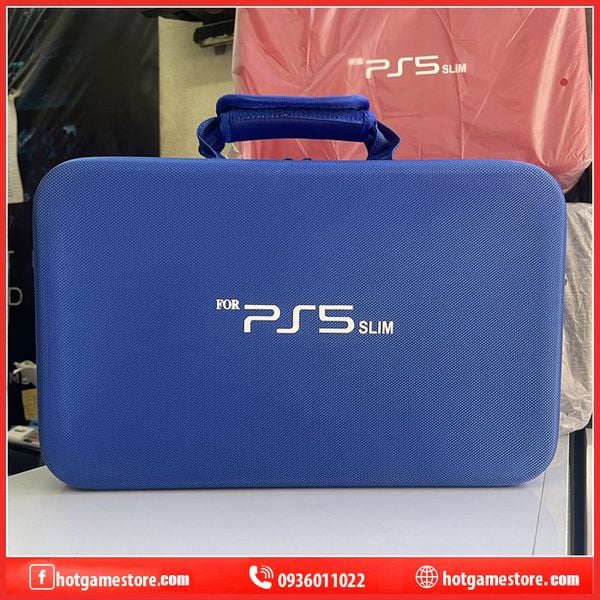 Vali Ps5 Slim màu xanh