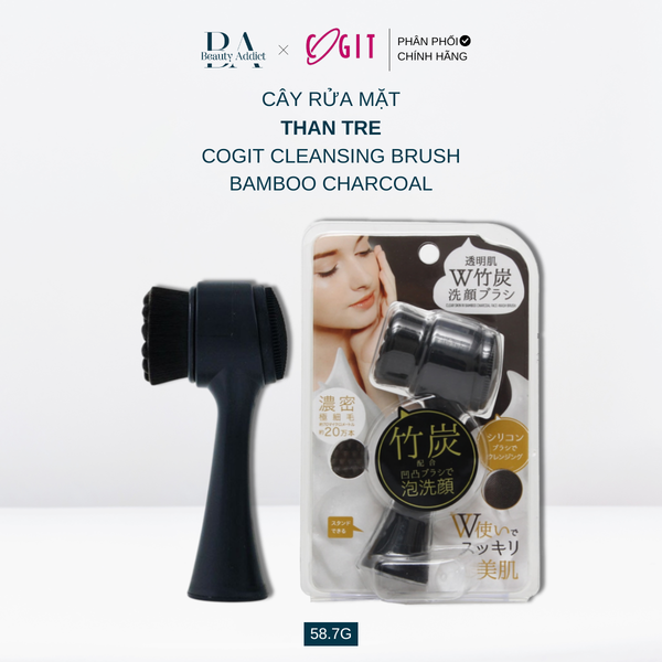Cọ rửa mặt than tre Cogit Cleansing Brush Bamboo Charcoal
