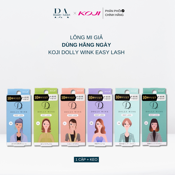 Mi giả dùng hằng ngày Koji Dolly Wink Easy Lash - No 18-24