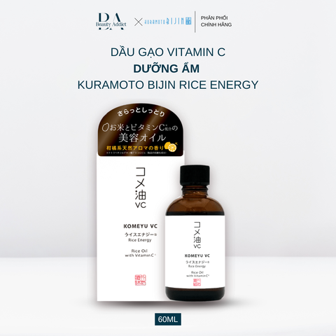 Dầu gạo kết hợp Vitamin C Kuramoto Bijin Rice Energy VC