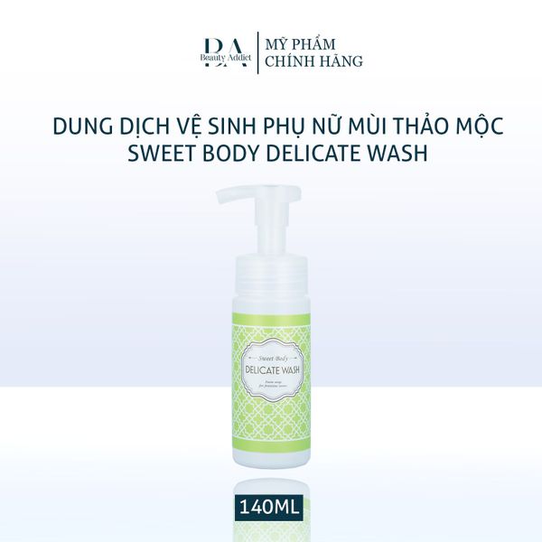 Dung dịch vệ sinh phụ nữ mùi thảo mộc Sweet Body Delicate Wash