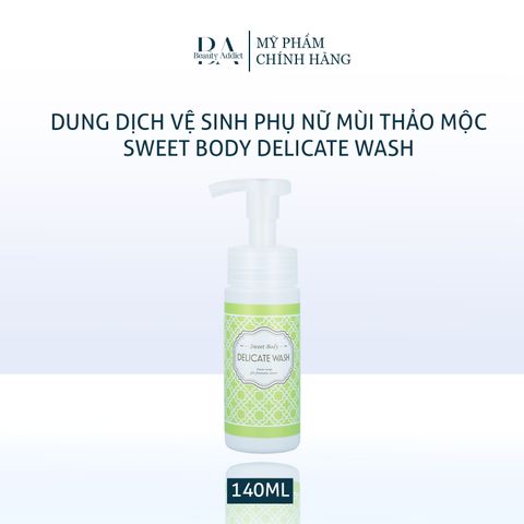 Dung dịch vệ sinh phụ nữ mùi thảo mộc Sweet Body Delicate Wash