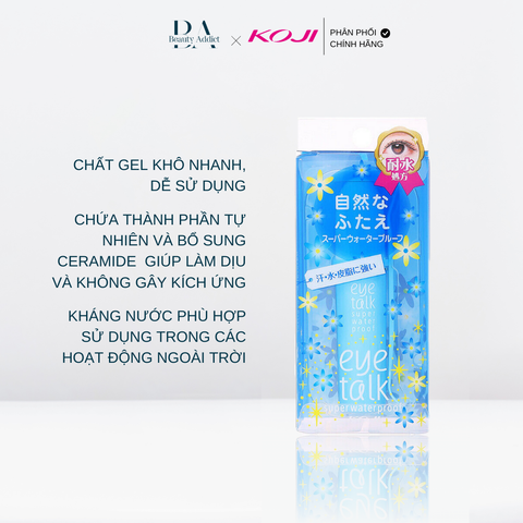 Keo dán kích mí chống nước KOJI EyeTalk Super Waterproof