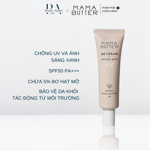 Kem nền chống nắng Mama Butter BB Cream Natural Beige