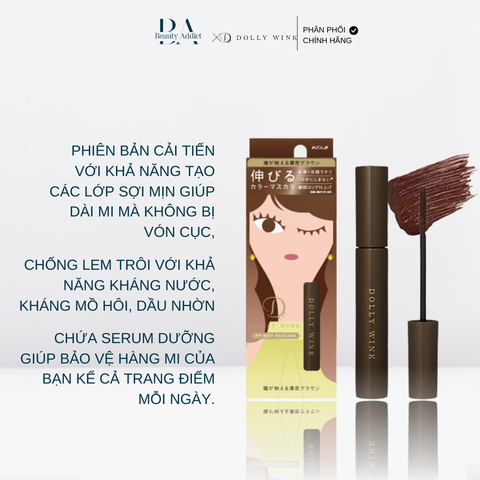 Mascara chống lem trôi Koji Dolly Wink My Best Mascara