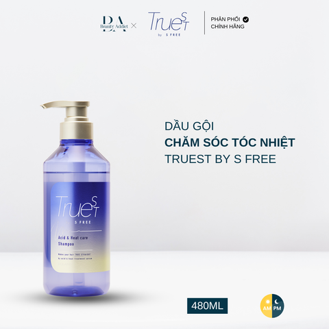 Dầu gội và dầu xả chăm sóc tóc nhiệt TRUEST BY S FREE Acid&Heat Care