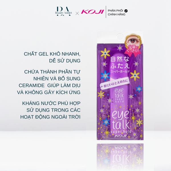 Keo dán kích mí KOJI EyeTalk Super Hold (dành cho mắt sụp mí nặng)