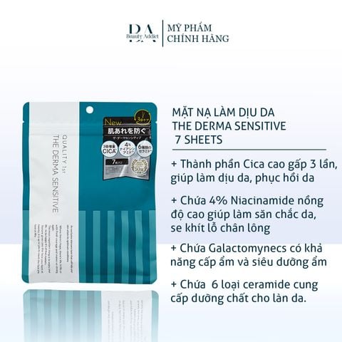 Mặt nạ làm dịu da The Derma Sensitive 7 Sheets