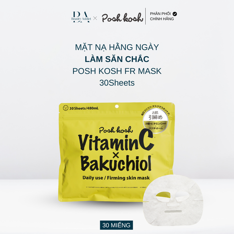 Mặt nạ dùng hằng ngày làm săn chắc - POSH KOSH FR MASK 30Sheets