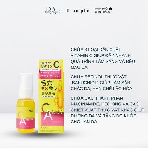 Serum dưỡng trắng chống lão hóa B ample BIYOUGENEKI Serum CA