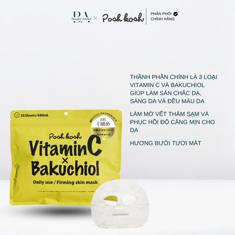 Mặt nạ dùng hằng ngày làm săn chắc - POSH KOSH FR MASK 30Sheets