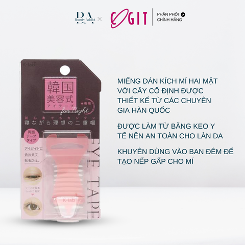 Miếng dán kích mí COGIT K-LAB Eyetape cho buổi tối - 60 miếng