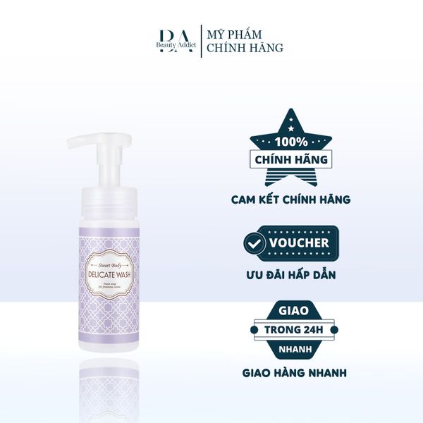 Dung dịch vệ sinh phụ nữ mùi phấn Sweet Body Delicate Wash PS