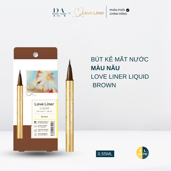 Bút kẻ mắt chống nước LOVELINER Liquid