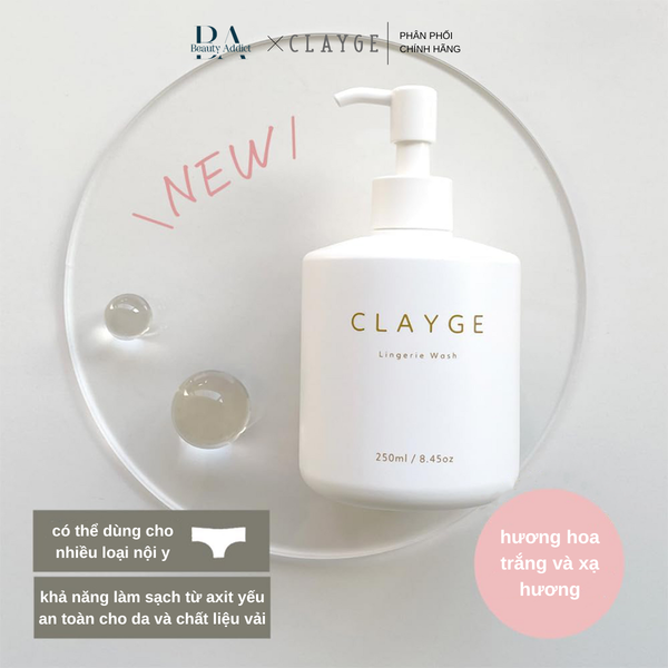 Nước giặt đồ lót diệt khuẩn khử mùi Clayge Lingerie Wash