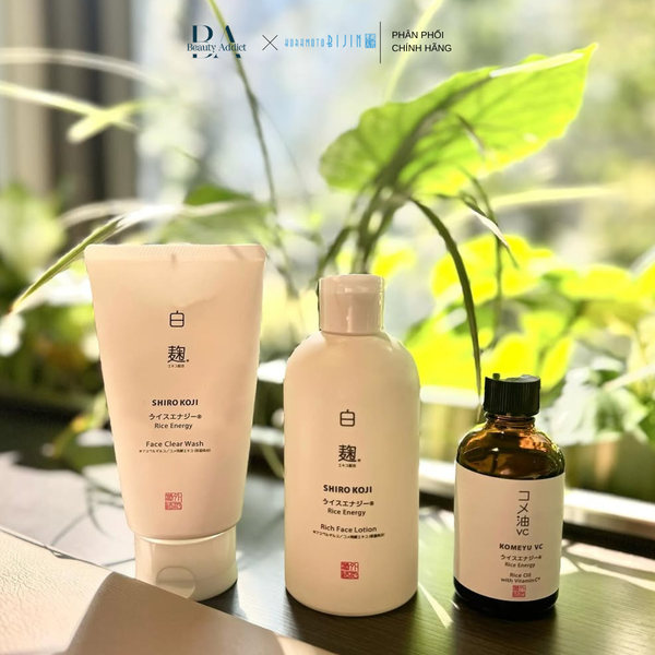 Sữa rửa mặt chiết xuất men gạo Kuramoto Bijin Rice Energy Shirokoji Clear Wash