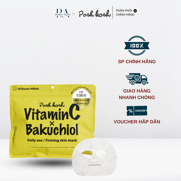 Mặt nạ dùng hằng ngày làm săn chắc - POSH KOSH FR MASK 30Sheets