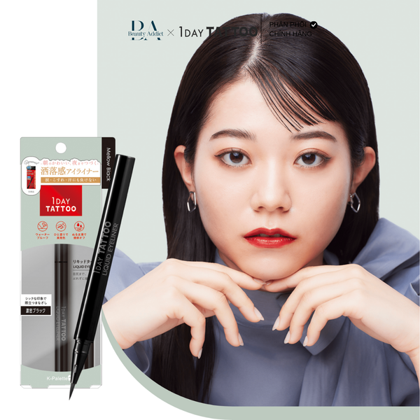 Bút kẻ mắt chống lem trôi K-Palette 1DAY TATTOO Liquid Eyeliner