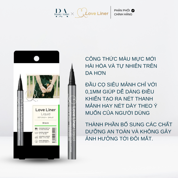 Bút kẻ mắt chống nước LOVELINER Liquid