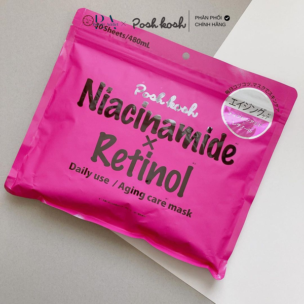 Mặt nạ dùng hằng ngày chống lão hóa - POSH KOSH AG MASK 30Sheets