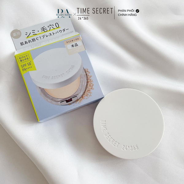 Phấn nén trang điểm dưỡng da và chống nắng TIME SECRET SPF50+/PA++++