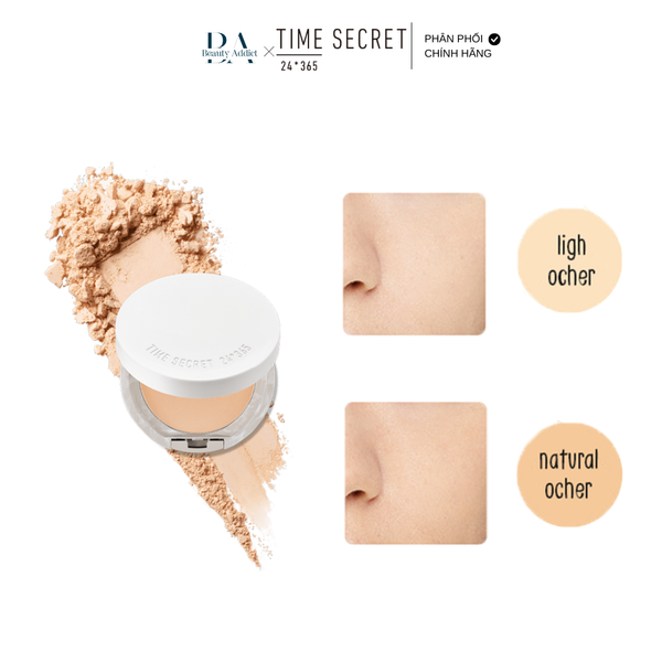 Phấn nén trang điểm dưỡng da và chống nắng TIME SECRET SPF50+/PA++++