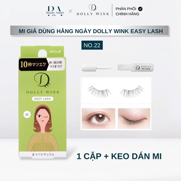 Mi giả dùng hằng ngày Koji Dolly Wink Easy Lash - No 18-24