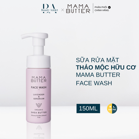 Sữa rửa mặt cho mẹ MAMA BUTTER Face Wash 150ml