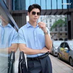 BST PTLL ÁO SƠ MI NGẮN TAY DÁNG RỘNG VITIMEX ARC 4043
