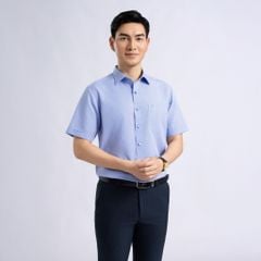 ÁO SƠ MI NGẮN TAY DÁNG RỘNG VITIMEX ARC 4045