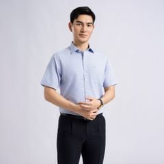 ÁO SƠ MI NGẮN TAY DÁNG RỘNG VITIMEX ARC 4048