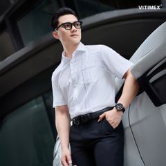 BST PTLL ÁO SƠ MI NGẮN TAY DÁNG RỘNG VITIMEX ARC 4052