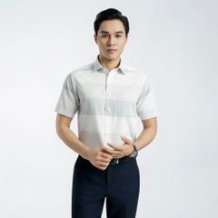 ÁO SƠ MI NGẮN TAY DÁNG RỘNG VITIMEX ARC 7458
