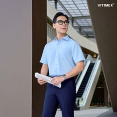 BST PTLL ÁO SƠ MI NGẮN TAY DÁNG RỘNG VITIMEX ARC 7694