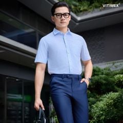 BST PTLL ÁO SƠ MI NGẮN TAY DÁNG RỘNG VITIMEX ARC 7795