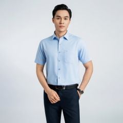 ÁO SƠ MI NGẮN TAY DÁNG RỘNG VITIMEX ARC 7846