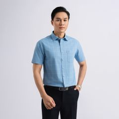 ÁO SƠ MI NGẮN TAY DÁNG RỘNG VITIMEX ARC 7878