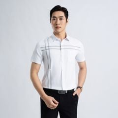 ÁO SƠ MI NGẮN TAY DÁNG ÔM VẠT BẰNG VITIMEX ASB 7680