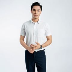 ÁO SƠ MI NGẮN TAY DÁNG ÔM VẠT BẰNG VITIMEX ASB 7684