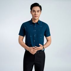 ÁO SƠ MI NGẮN TAY NAM VẠT BẰNG DÁNG ÔM VỪA SLIMFIT VITIMEX ASB 7699
