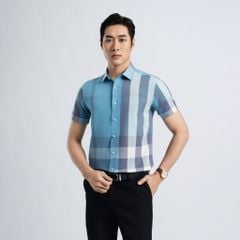 ÁO SƠ MI NGẮN TAY DÁNG ÔM VẠT BẰNG VITIMEX ASB 7719