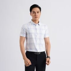 ÁO SƠ MI NGẮN TAY DÁNG ÔM VẠT BẰNG VITIMEX ASB 7793